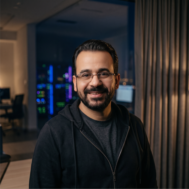 Portrait of Mustafa Saad